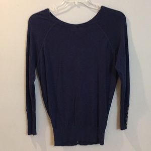 If it Were Me size XS purple sweater Button detail {118}